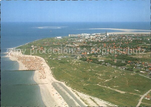 Borkum Fliegeraufnahme Südstrand