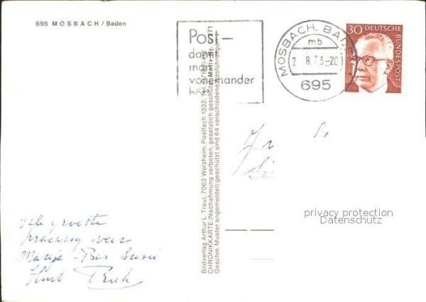 Mosbach Baden Rathaus Steyler-Missionshaus Hauptstras – Bild 2