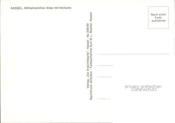 Kassel Wilhelmshöher Allee Herkules – Bild 2