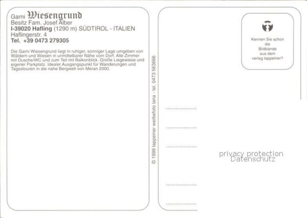 Hafling Garni Wiesengrund – Bild 2