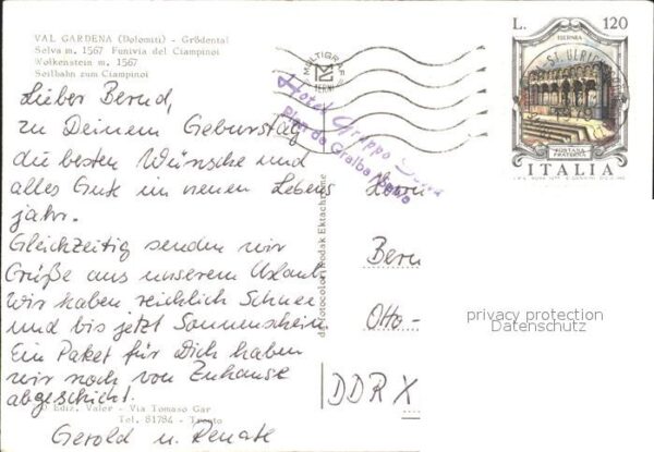 Val Gardena Selva Wolkenstein Seilbahn Ciampinoi – Bild 2