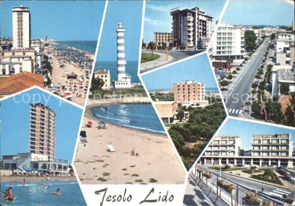 Jesolo Turm Hochhäuser Strand