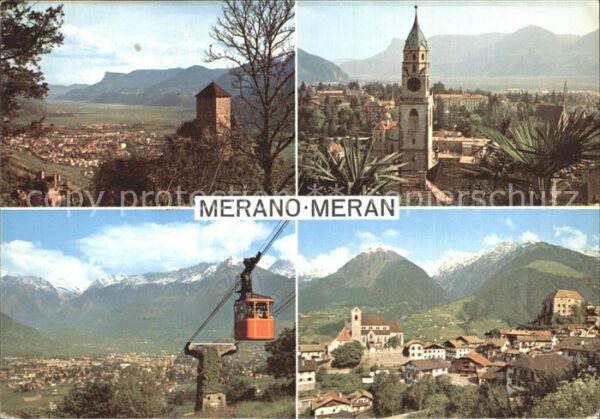 Merano Meran Luftseilbahn Turm