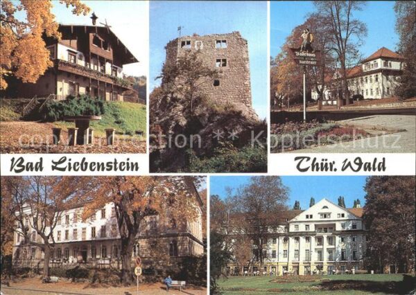 Bad Liebenstein Haus Feodora Ruine Liebenstein Kurheim