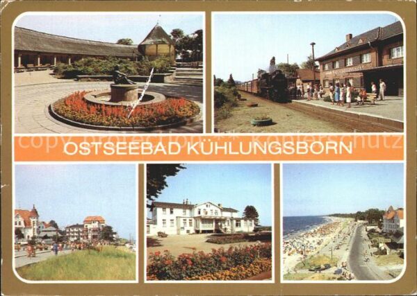 Kuehlungsborn Ostseebad Konzertgarten Bahnhof Technisches Denkm