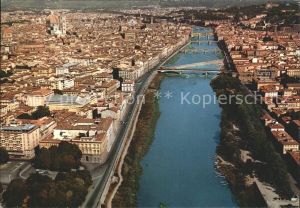 Firenze Florenz Fliegeraufnahme