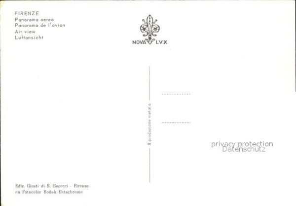 Firenze Florenz Fliegeraufnahme – Bild 2