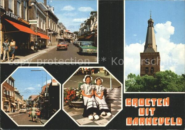 Barneveld Gelderland Kinder Tracht Kirchturm