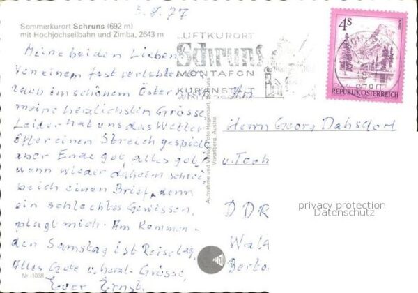 Schruns Vorarlberg Hochjochseilbahn Zimba – Bild 2