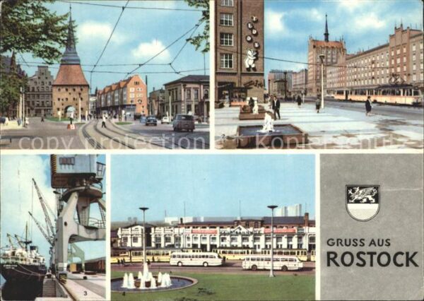 Rostock Steintor Lange Strasse Überseehafen Bah