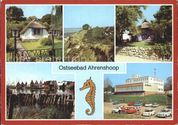 Ahrenshoop Ostseebad Häuschen Boddenteich Hohes Ufer Kunstka