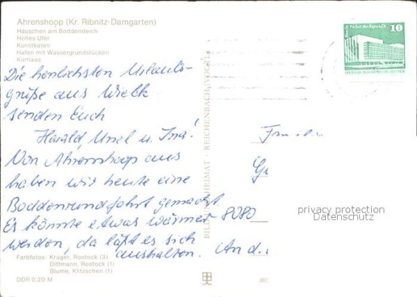 Ahrenshoop Ostseebad Häuschen Boddenteich Hohes Ufer Kunstka – Bild 2