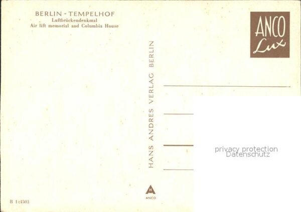 Tempelhof Berlin Luftbrückendenkmal – Bild 2