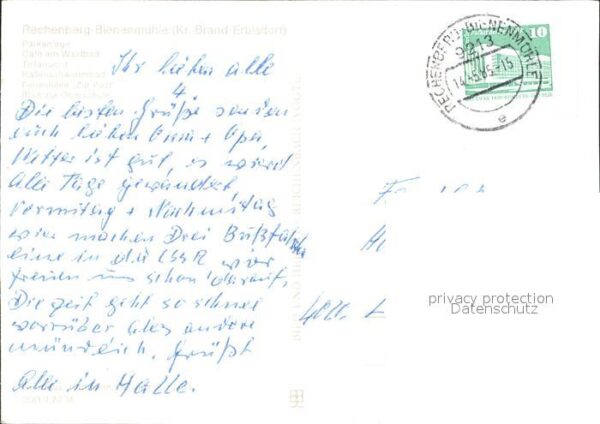 Rechenberg-Bienenmuehle Osterzgebirge Parkanlage Cafe am Waldbad Ferienheim z – Bild 2