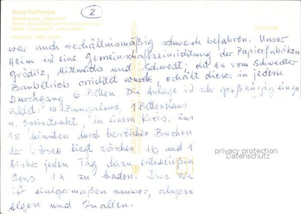 Semlin Brandenburg Hohennauener See Wassersuppe Bootshafen – Bild 2
