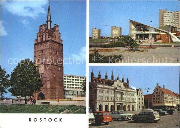 Rostock Kröpeliner Tor Rathaus Haus Sonne