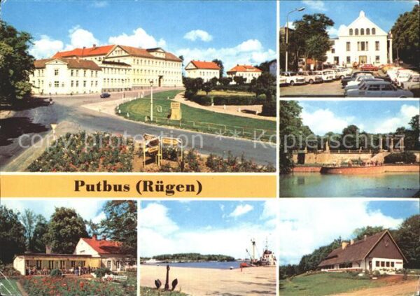 Putbus Ruegen Ernst-Thälmann-Platz Hafen Theater