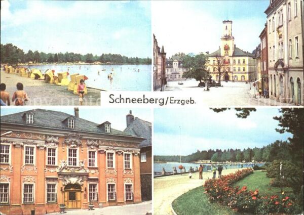 Schneeberg Erzgebirge Waldstrandbad Filzteich Ernst-Thälmann-