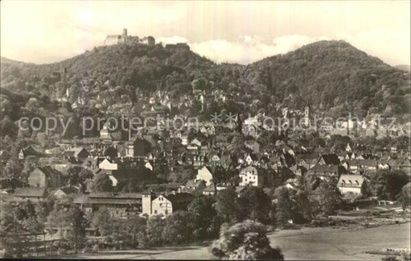 Eisenach Thueringen mit Wartburg