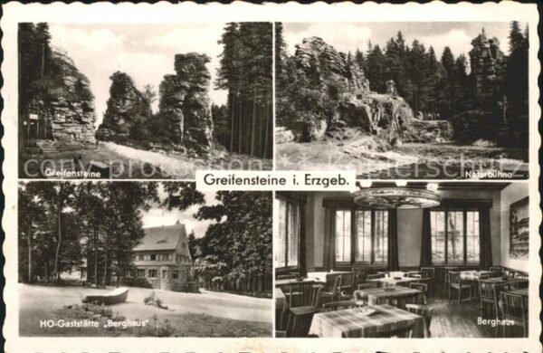 Greifensteine Erzgebirge Naturbühne HOG Berghaus Gastraum