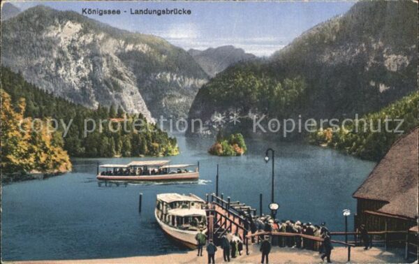 Koenigssee Landungsbrücke Fähren