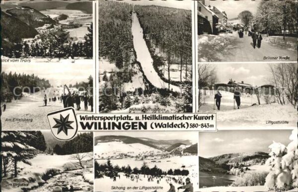 Willingen Sauerland Blick vom Trais Am Ettelsberg Mühlenkop
