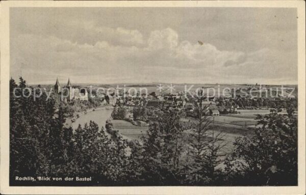 Rochlitz Sachsen Blick von der Bastei