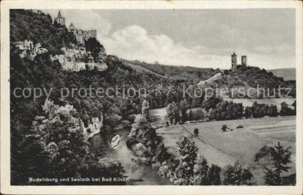 Bad Koesen mit Rudelsburg und Saaleck