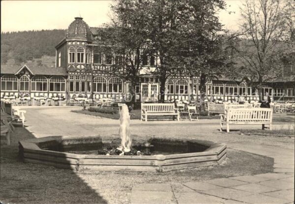 Bad Salzungen Gradierwerk Brunnen