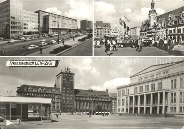 Leipzig Hauptpostamt Altes Rathaus Opernhaus Ka