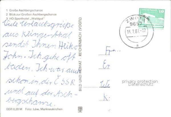 Klingenthal Vogtland Gr Aschbergschanze Panorama HO Sporthot – Bild 2