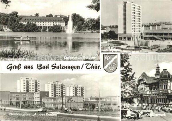 Bad Salzungen Kurhaus am Burgsee Leninplatz Neubaugeb