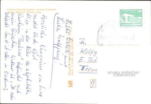 Bad Liebenstein Kurheime Albert Schweitzer und Edelweis – Bild 2