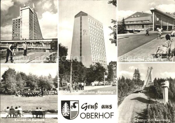 Oberhof Thueringen Inerhotel Panorama FDGB Heim Rennsteig