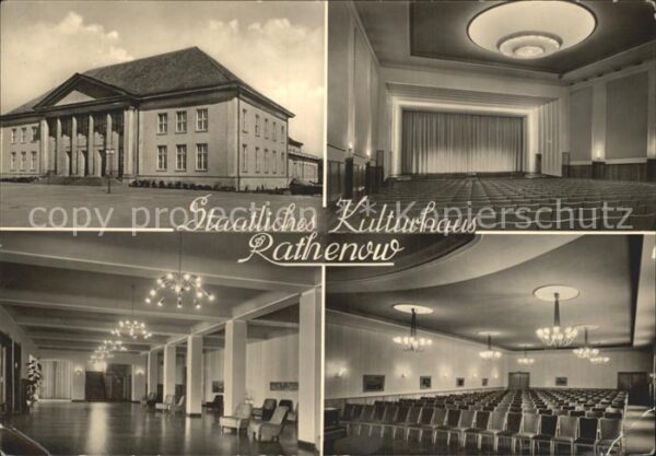 Rathenow Staatl Kulturhaus Details