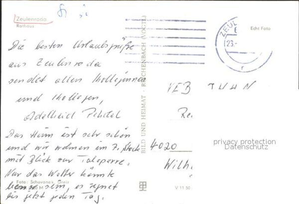 Zeulenroda-Triebes Rathaus Marktplatz – Bild 2