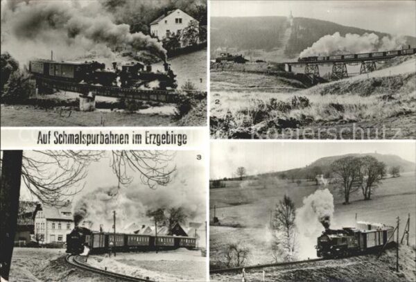 Erzgebirge Region Schmalspurbahnen in Streckewalde Oberwi