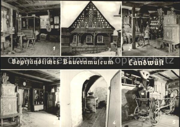 Landwuest Vogtländ Bauernmuseum Blockstube Russkü