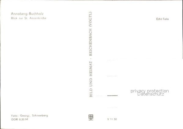 Annaberg-Buchholz Erzgebirge Teilansicht mit St Annenkirche – Bild 2