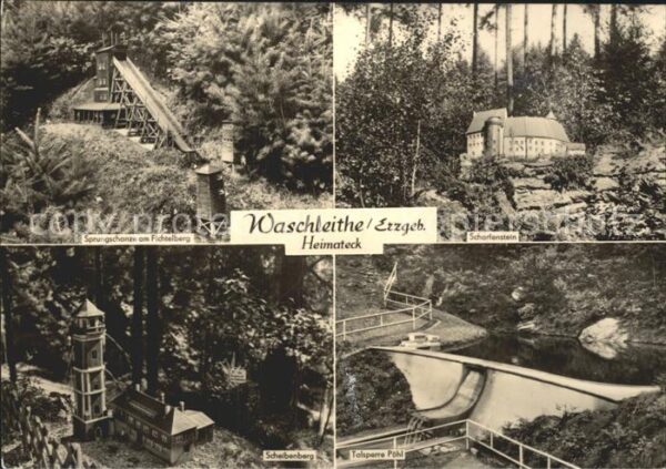Waschleithe Sprungschanze am Fichtelberg Scharfenst