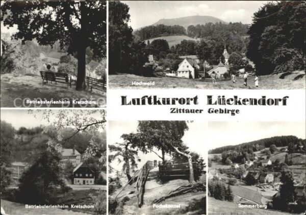 Lueckendorf Betriebsferienheim Kretscham Hochwald F