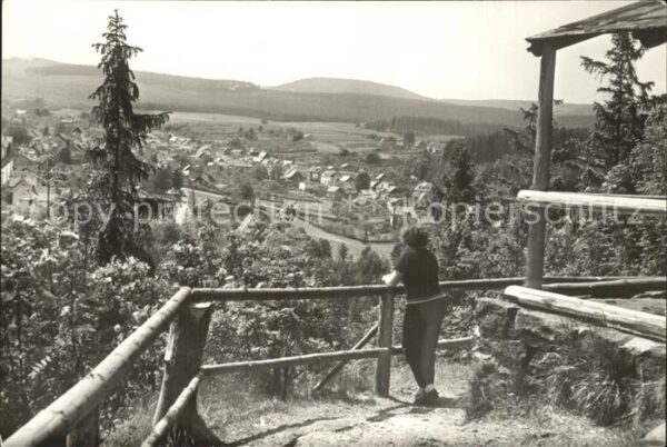 Finsterbergen Blick von der Blockhütte am Hainfelsen