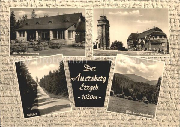 Auersberg Wildenthal HO Selbstbedienung Turm und Berghaus Au