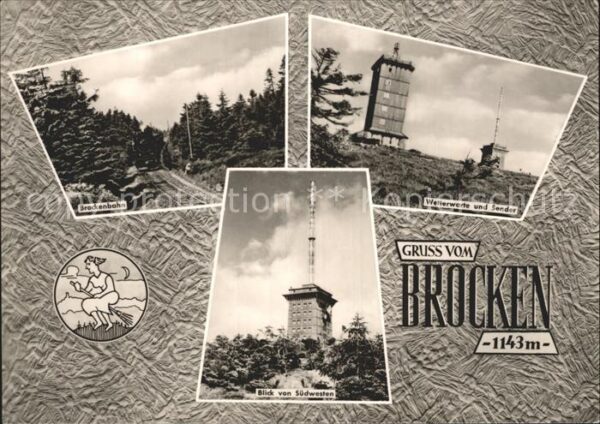 Brocken Harz Brockenbahn Wetterwarte Sender Brockent