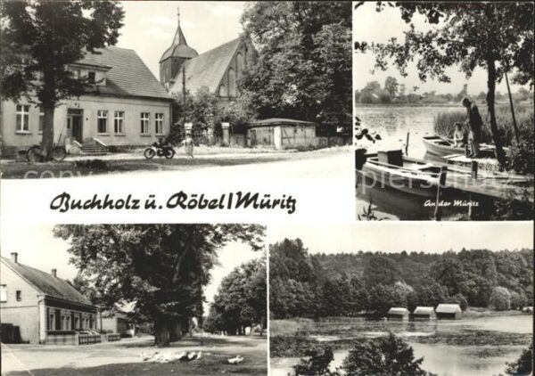 Roebel Mueritz Buchholz An der Müritz Teilansichten