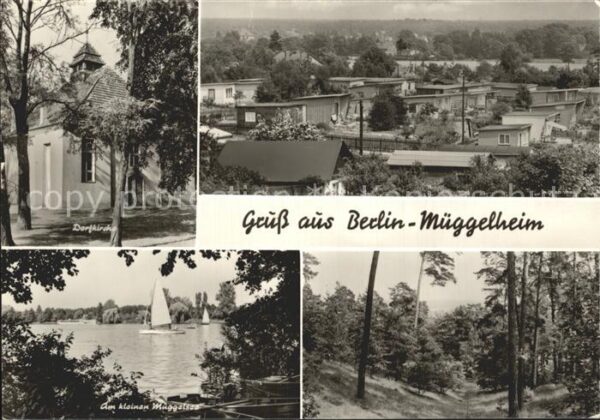 Mueggelheim Berlin Dorfkirche Bungalows Kleiner Müggelsee