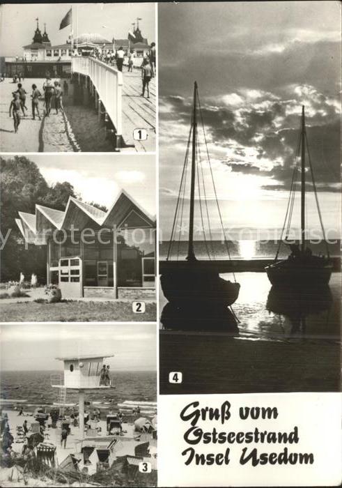 Usedom Seebad Ahlbeck Seebrücke Heringsdorf Au