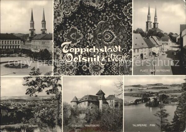 Oelsnitz Vogtland Ernst Thälmann Platz Gesamt Platz der B