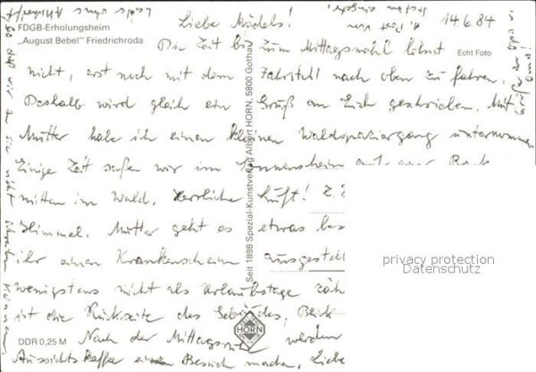 Friedrichroda FDGB Erholungsheim August Bebel – Bild 2