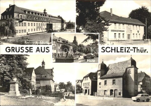 Schleiz Kreisratsgebäude Markt Kreiskulturhaus